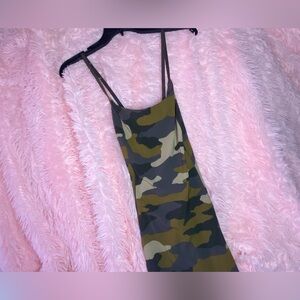 Army mini dress